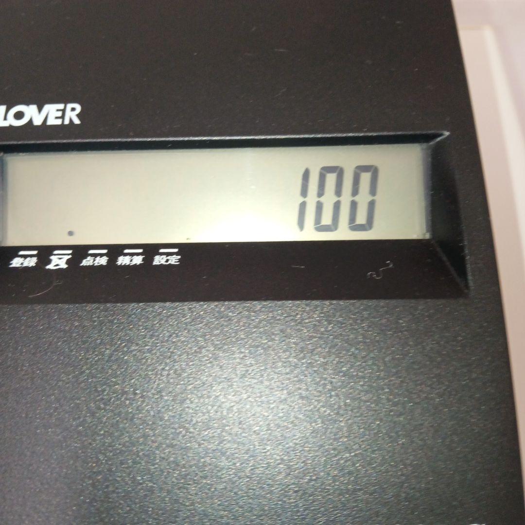 【美品】レジスター クローバー電子 CLOVER N100LC 店舗用品