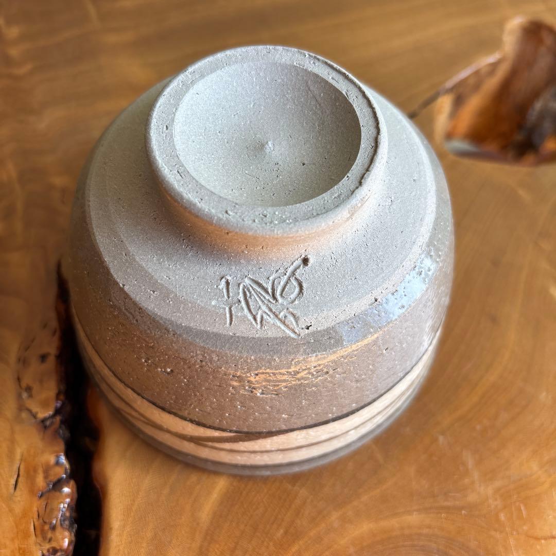 水野教雄作 練込 共箱 抹茶碗 茶道具