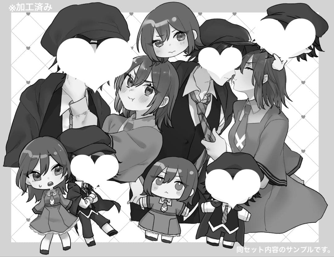 詰め込みイラスト