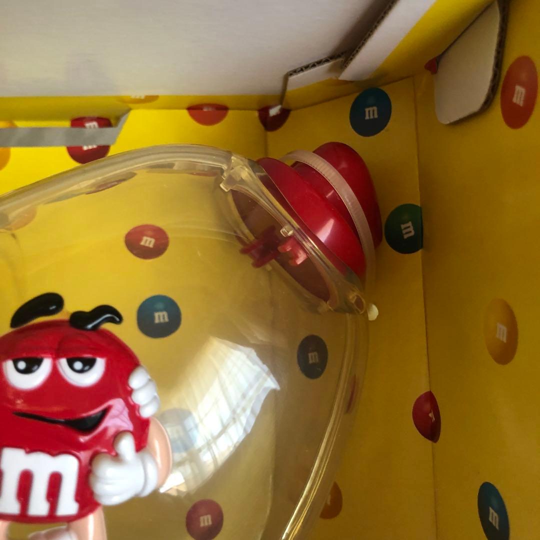 未使用デッドストックアメリカ限定M&M'sキャンディディスペンサーハート型ボトル