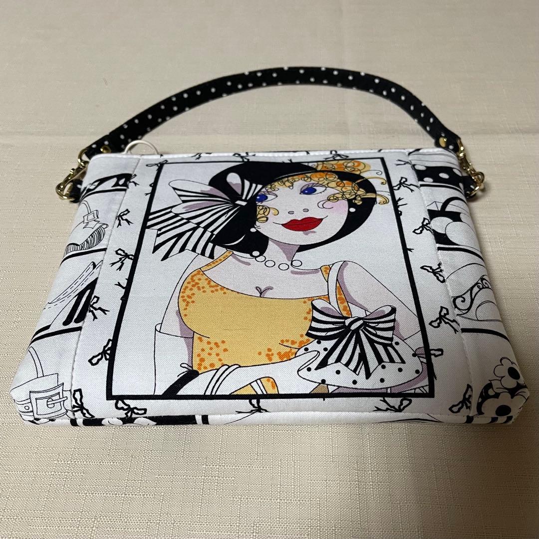 ♡Gone〜で20㎝ファスナーポーチ②♡ハンドメイド　ロラライハリス