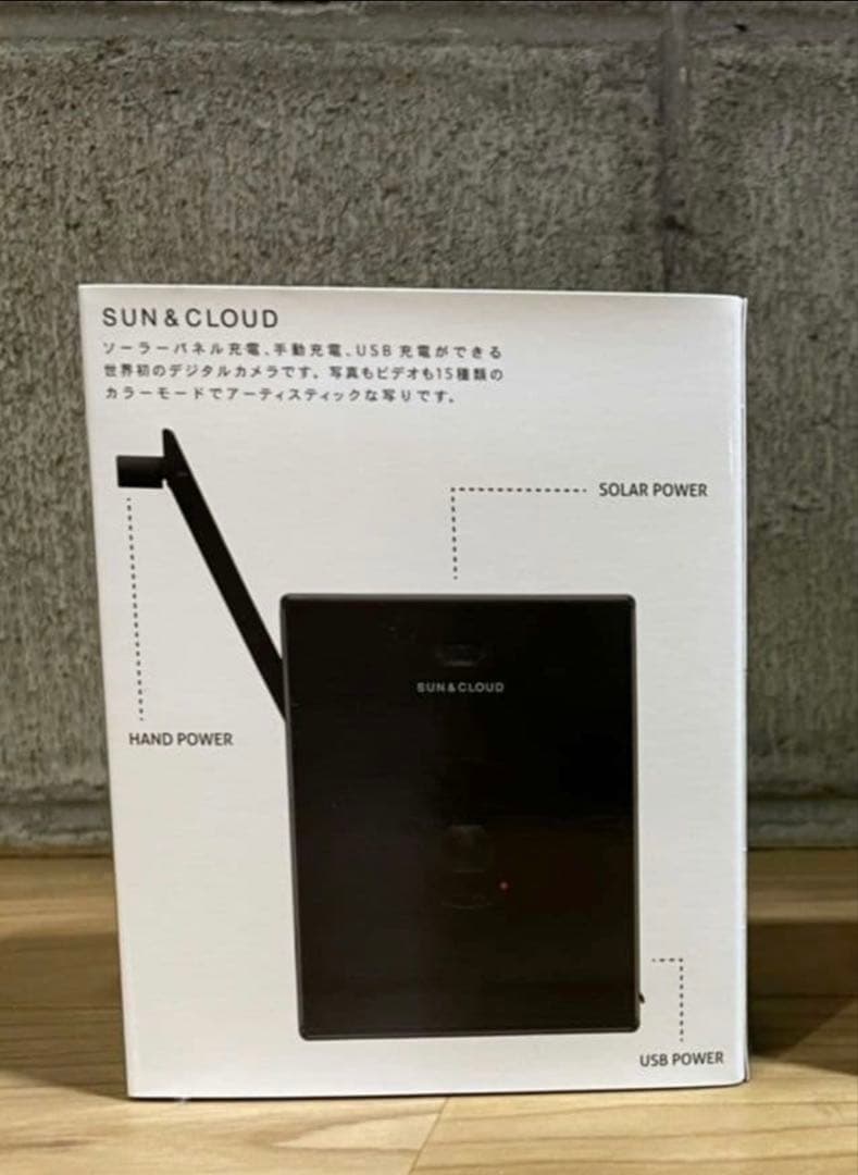 新品 デジタルトイカメラ レア SUN&CLOUD サンクラ 黒