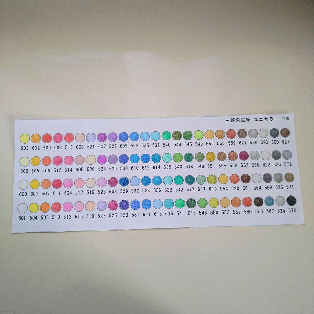 三菱ユニカラー100色色鉛筆