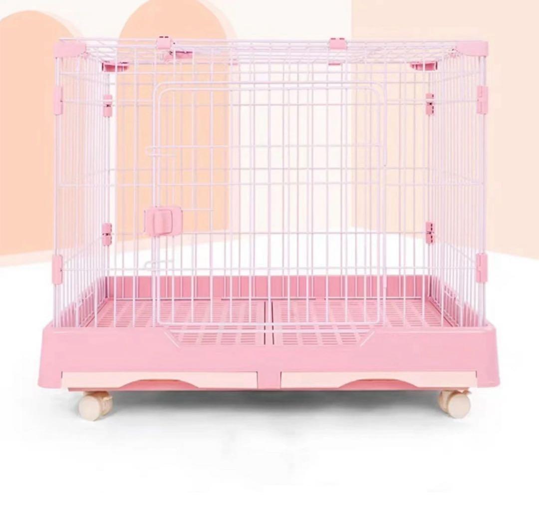 小動物用ケージ Sサイズ ピンク