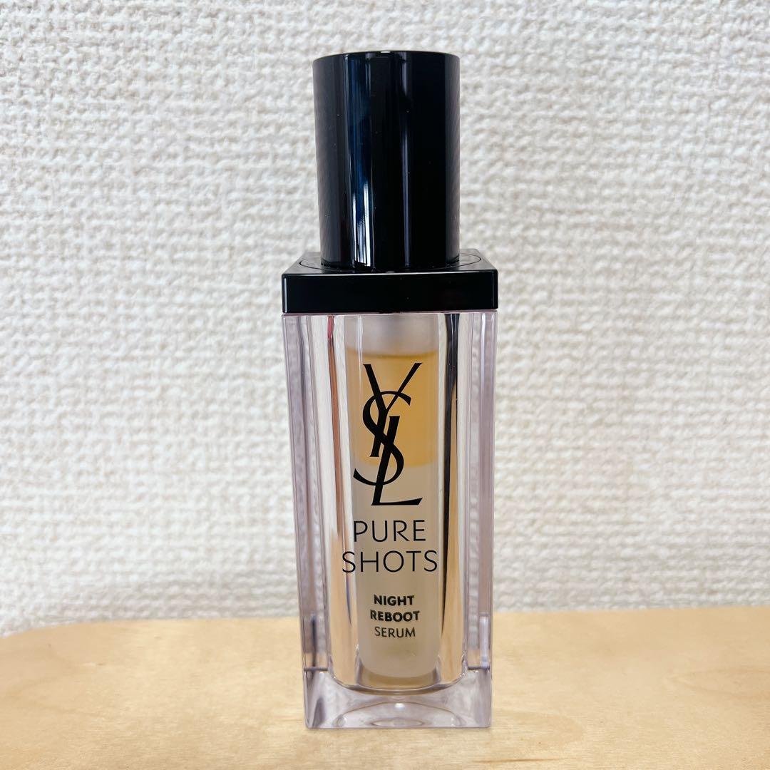 美容液 YSL PURE SHOTS NIGHT REBOOT SERUM 30ml
