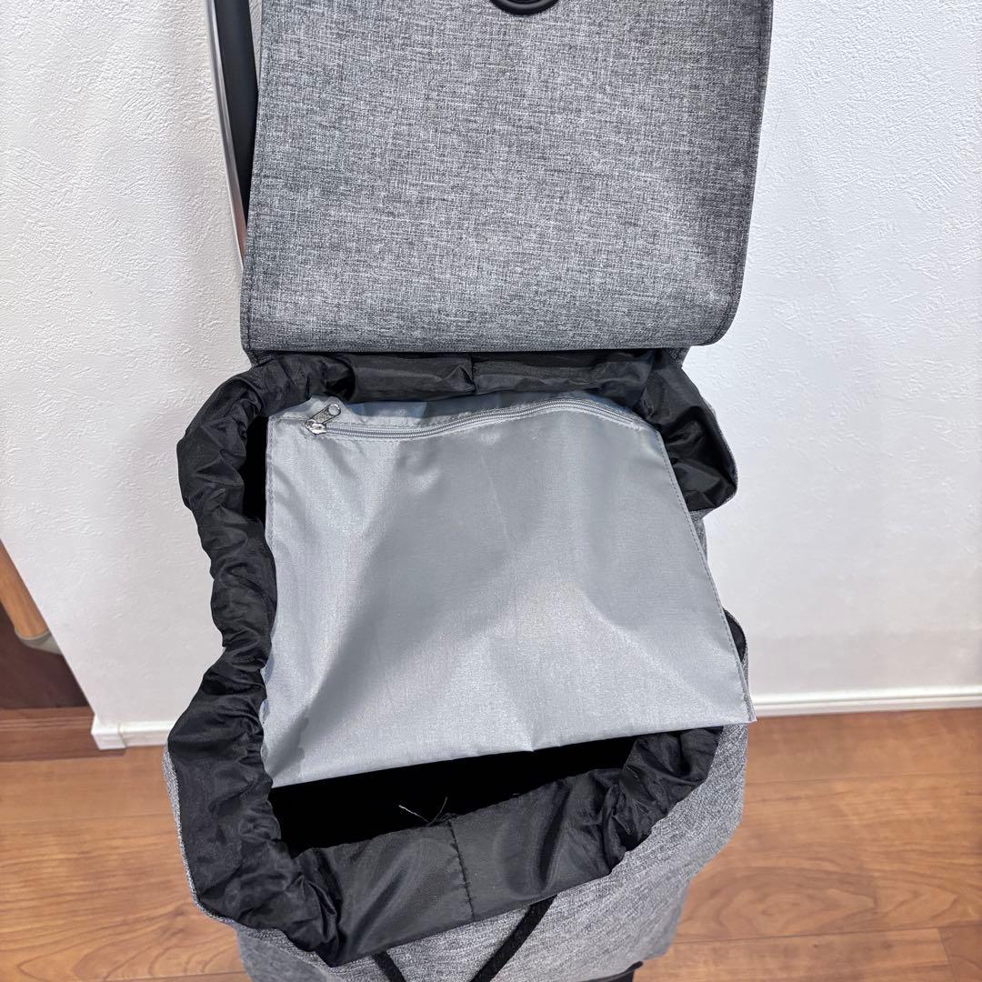 ROLSER 折りたたみキャリーカート グレー・ショッピングカート