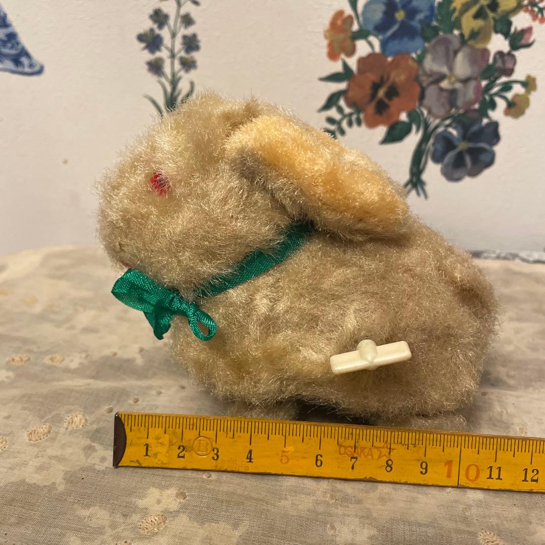 ヴィンテージ ドイツ　ゼンマイ　ウサギ　ぬいぐるみ