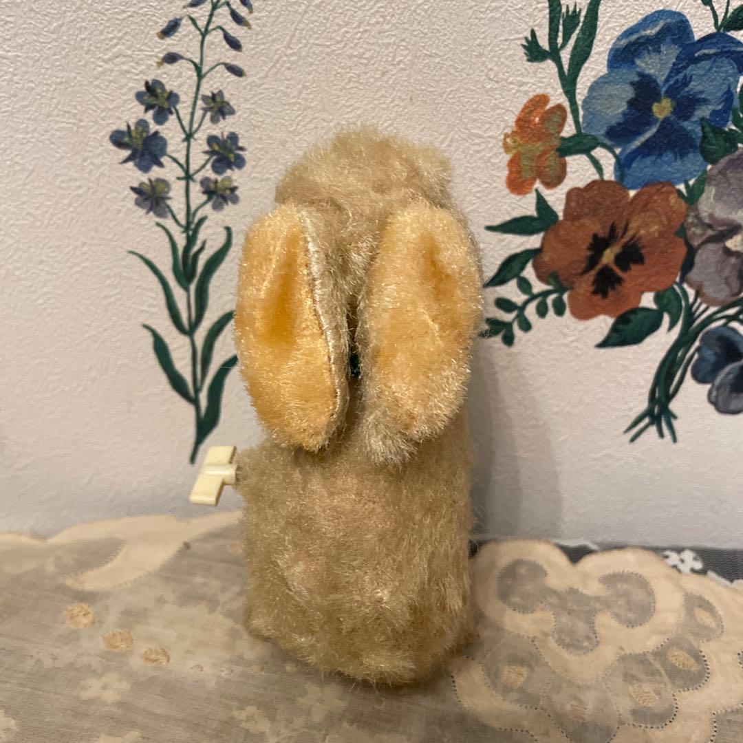 ヴィンテージ ドイツ　ゼンマイ　ウサギ　ぬいぐるみ