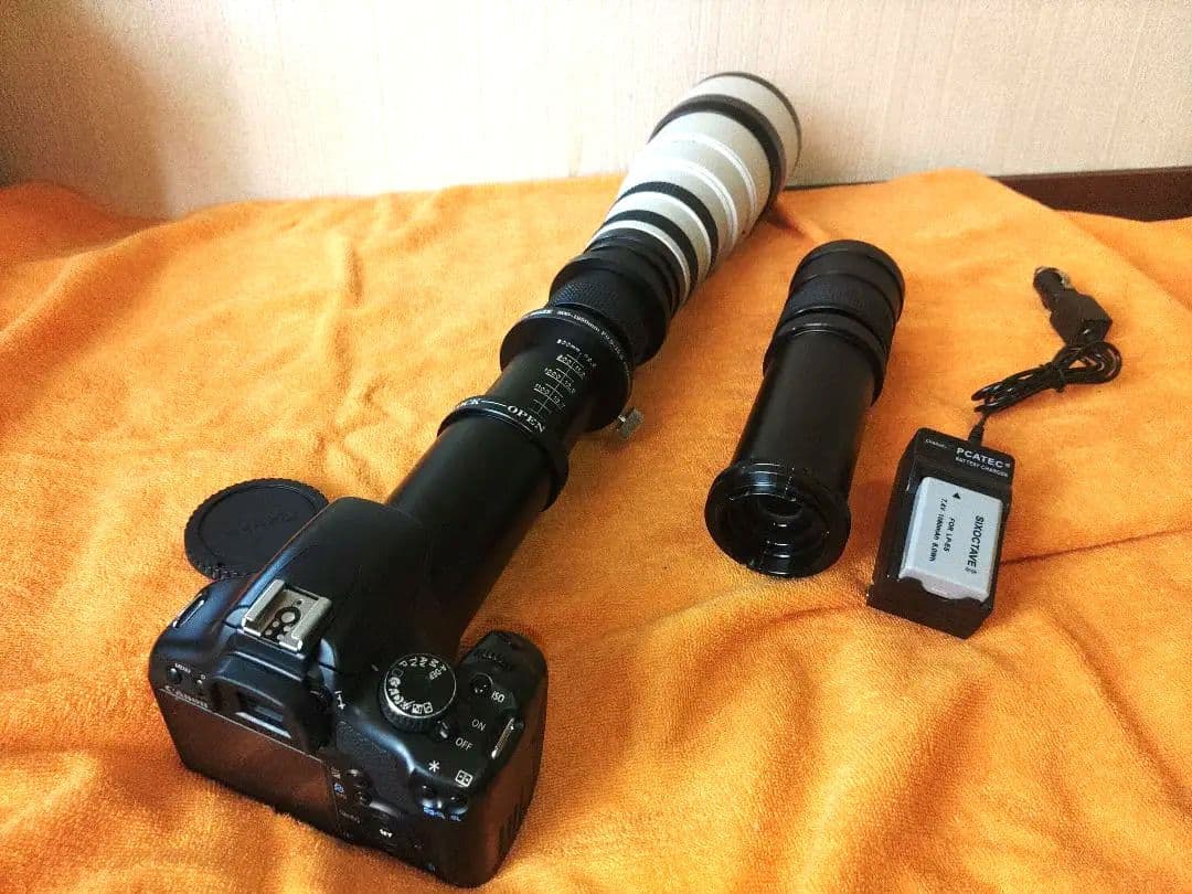 Canon EOS デジタルX2一眼レフカメラ 望遠レンズセット動作確認済み