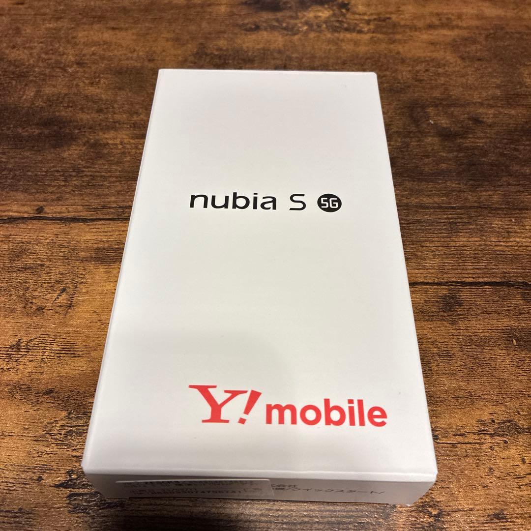新品未使用◆nubia S 5G Y!mobile 本体◆