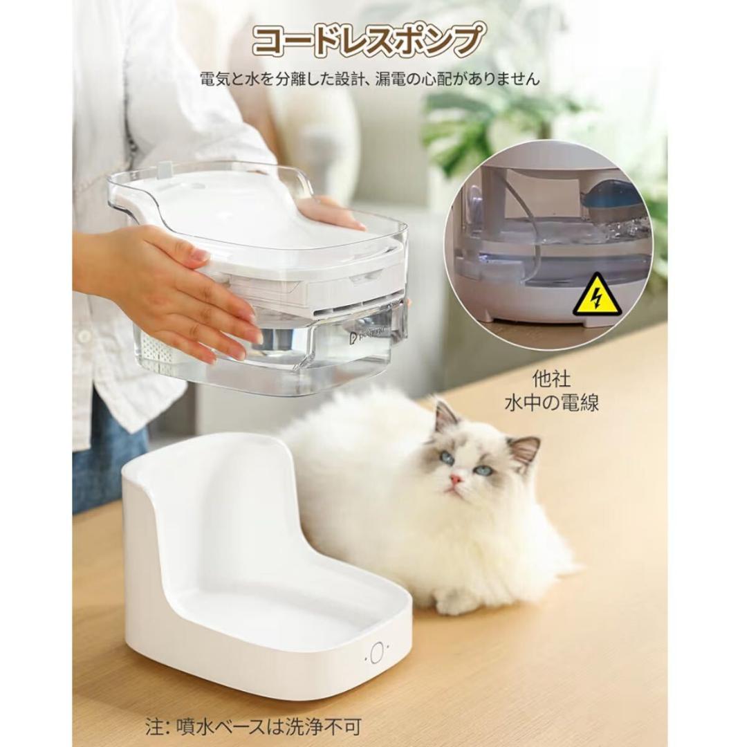 PF1L 猫用 スマートペット用自動給水器 アプリ付き 2L大容量
