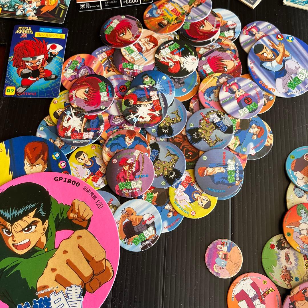 ドラゴンボール、幽遊白書メンコ　その他まとめ売り