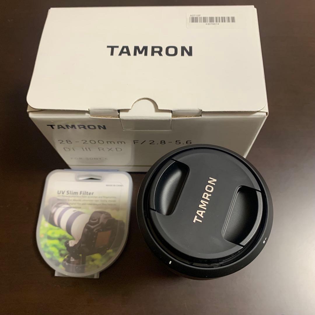 【新品・未使用】タムロン 28-200mm F2.8-5.6 保護フィルター付き