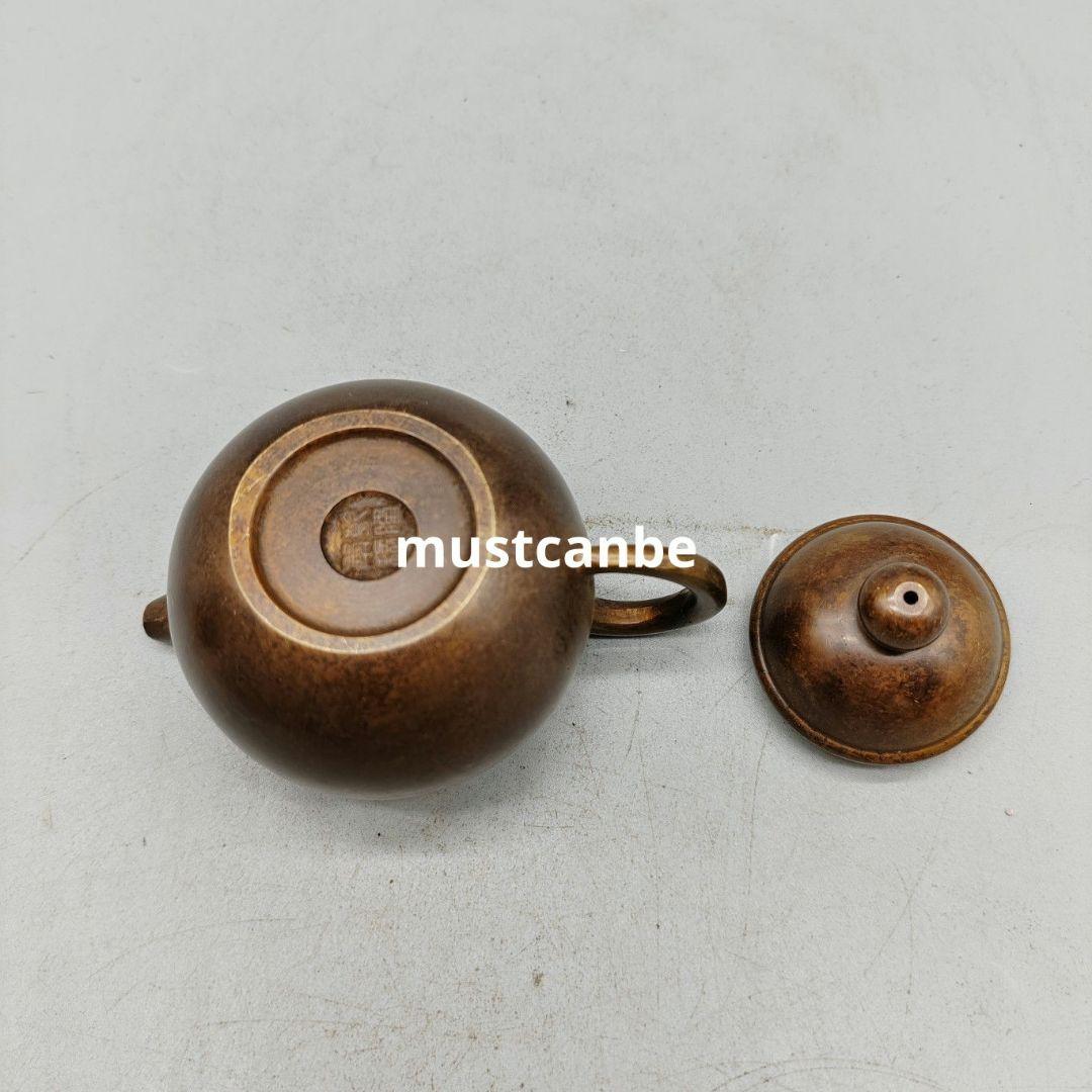 銅器 茶壺 小茶壺 茶道具 煎茶器 装飾品 工芸品 置物