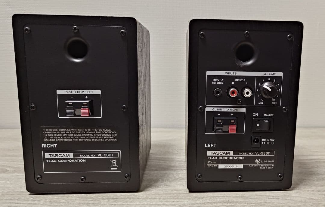 TASCAM VL-S3BT モニタースピーカー