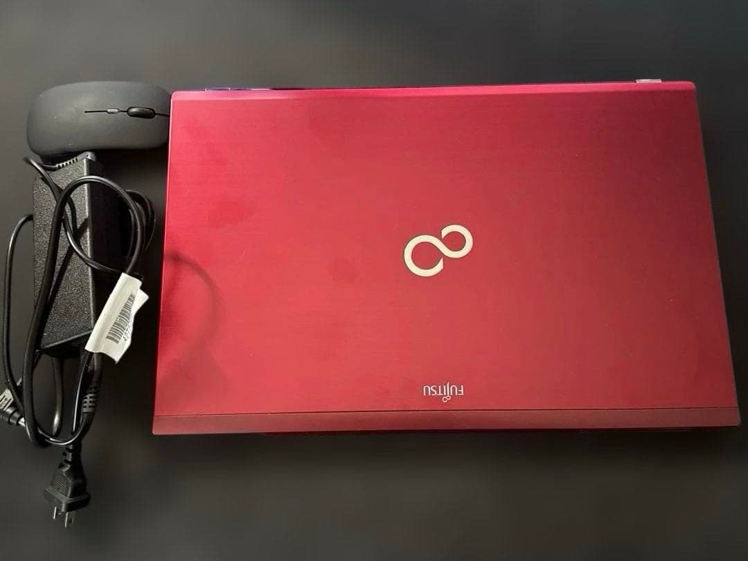 富士通FMV LIFEBOOK AH45 赤 超綺麗 Win10 office付