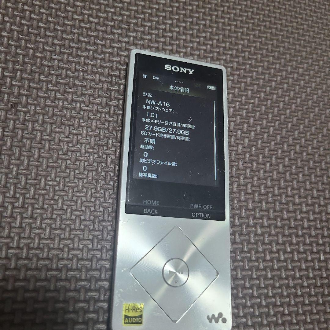 SONY　ウォークマン　NW-A16 シルバー