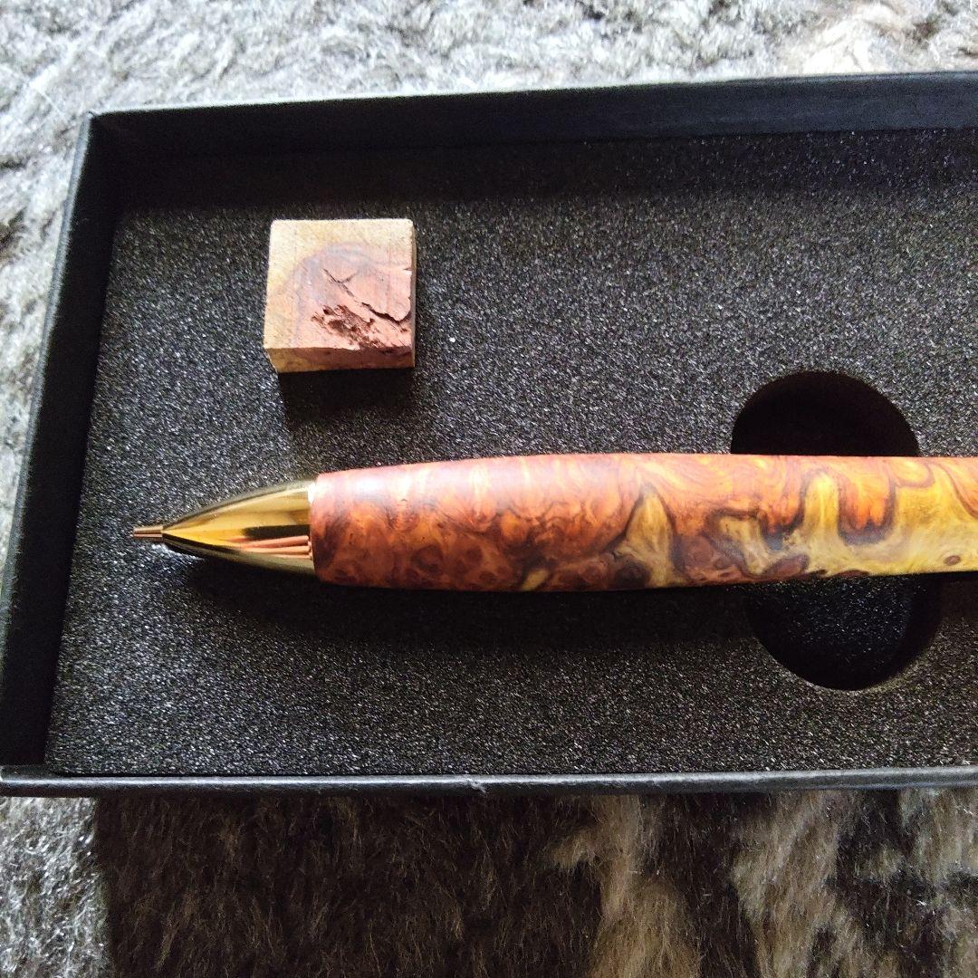 こぶた工房　シャープペンシル　花梨