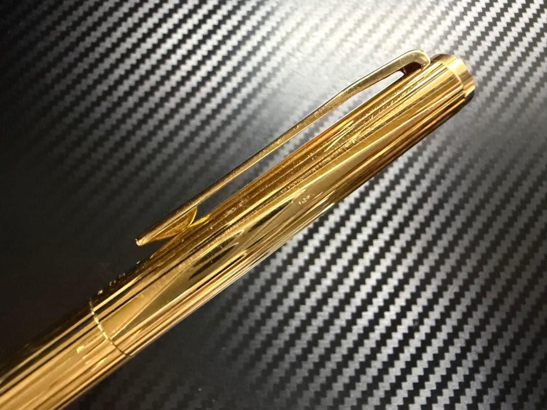 極美品 エボナイト芯 モンブラン ノブレスゴールド M 中字 万年筆